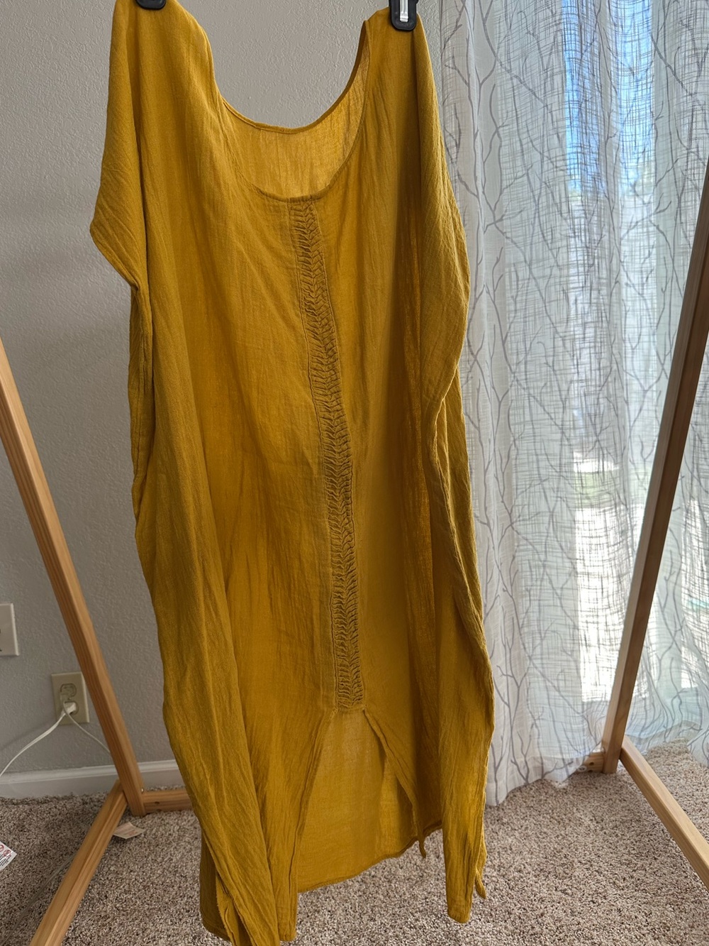 Midi Linen Dress from OAXACA Mexico